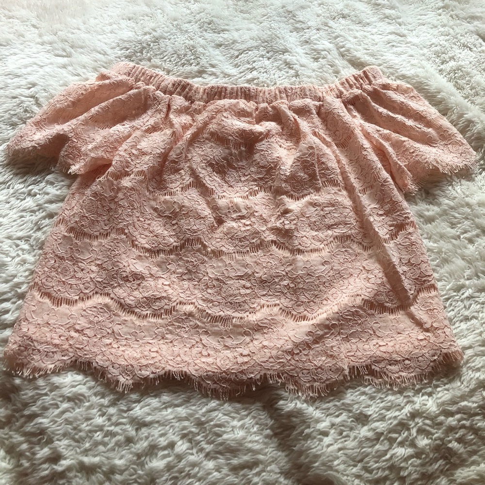 Love fire off the shoulder shirt